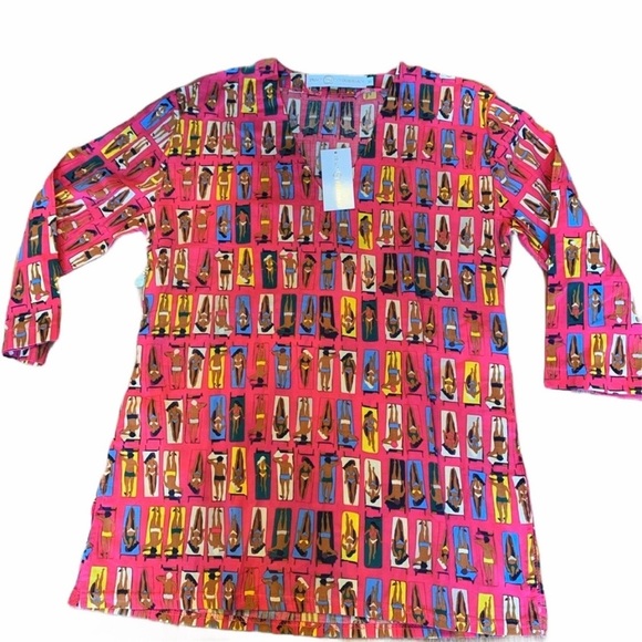 Tracy Negoshian Katlin Swim Cover-Up Or Tunic - Picture 3 of 4